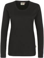 HAKRO-Damen-Longsleeve, Women-Arbeits-Berufs-Longsleeve, Classic, schwarz