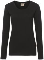 HAKRO-Damen-Longsleeve, Women-Arbeits-Berufs-Longsleeve, Performance, schwarz