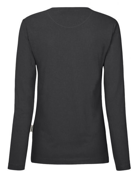 HAKRO-Damen-Longsleeve, Performance, karbongrau