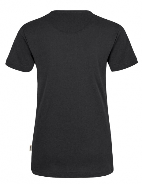 HAKRO-Damen-V-Shirt, Performance, karbongrau