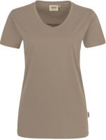 HAKRO-Damen-T-Shirt, Women-Arbeits-Berufs-Shirt, Performance, 160 g / m, khaki
