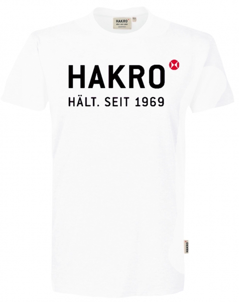 HAKRO-Damen-T-Shirt, Women-Arbeits-Berufs-Shirt, Logo, 160 g / m, wei