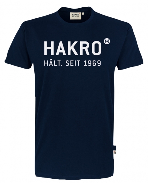 HAKRO-T-Shirt, Logo, 160 g / m, tinte