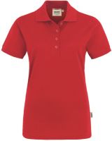 HAKRO-Damen-Premium-Poloshirt, Arbeits-Berufs-Shirt, Pima-Cotton, rot