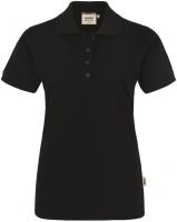 HAKRO-Damen-Premium-Poloshirt, Arbeits-Berufs-Shirt, Pima-Cotton, schwarz