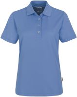 HAKRO-Damen-Poloshirt, Women-Arbeits-Berufs-Polo-Shirt, CoolmaxÂ®, malibu-blue