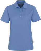 HAKRO-Damen-Poloshirt, Women-Arbeits-Berufs-Polo-Shirt, Coolmax®, malibu-blue