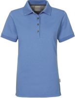 HAKRO-Damen-Poloshirt, Women-Arbeits-Berufs-Polo-Shirt, Cotton-Tec, malibu-blue