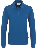 HAKRO-Damen-Longsleeve-Poloshirt, Women-Arbeits-Berufs-Polo-Shirt, Performance, royal