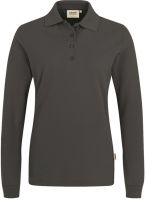 HAKRO-Damen-Longsleeve-Poloshirt, Women-Arbeits-Berufs-Polo-Shirt, Performance, anthrazit