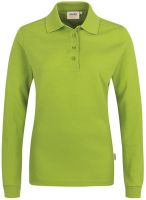 HAKRO-Damen-Longsleeve-Poloshirt, Women-Arbeits-Berufs-Polo-Shirt, Performance, kiwi