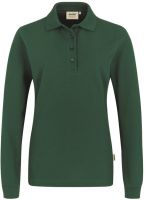 HAKRO-Damen-Longsleeve-Poloshirt, Women-Arbeits-Berufs-Polo-Shirt, Performance, tanne