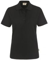 HAKRO-Damen-Poloshirt, Women-Arbeits-Berufs-Polo-Shirt, Performance, schwarz