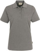 HAKRO-Damen-Poloshirt, Women-Arbeits-Berufs-Polo-Shirt, Performance, grau-meliert