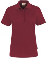 HAKRO-Damen-Poloshirt, Women-Arbeits-Berufs-Polo-Shirt, Performance, weinrot