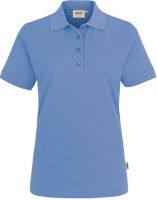 HAKRO-Damen-Poloshirt, Women-Arbeits-Berufs-Polo-Shirt, Performance, malibu-blue