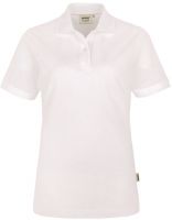 HAKRO-Damen-Poloshirt, Women-Arbeits-Berufs-Polo-Shirt, Top, wei