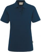 HAKRO-Damen-Poloshirt, Women-Arbeits-Berufs-Polo-Shirt, Top, marine