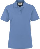 HAKRO-Damen-Poloshirt, Women-Arbeits-Berufs-Polo-Shirt, Top, malibu-blue