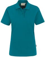 HAKRO-Damen-Poloshirt, Women-Arbeits-Berufs-Polo-Shirt, Top, petrol