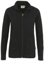 HAKRO-Women-Arbeits-Berufs-Jacke, Interlock, schwarz