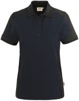 HAKRO-Damen-Poloshirt, Women-Arbeits-Berufs-Polo-Shirt, Contrast Performance, tinte