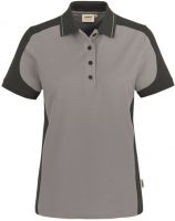 HAKRO-Damen-Poloshirt, Women-Arbeits-Berufs-Polo-Shirt, Contrast Performance, titan