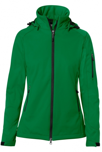 HAKRO-Damen-Softshelljacke, Alberta, 230 g / m², kellygrün