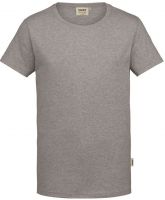 HAKRO-T-Shirt, Arbeits-Berufs-Shirt, GOTS-Organic, 160 g / m, grau meliert