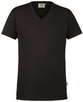 HAKRO-T-Shirt, Arbeits-Berufs-Shirt, Stretch, 170 g / m, schwarz