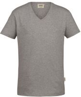 HAKRO-T-Shirt, Arbeits-Berufs-Shirt, Stretch, 170 g / m, grau meliert
