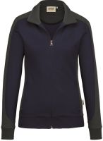 HAKRO-Damen-Sweatjacke, Contrast, Performance, 300 g / m, tinte