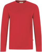 HAKRO-Longsleeve, Arbeits-Berufs-Longsleeve, Performance, rot