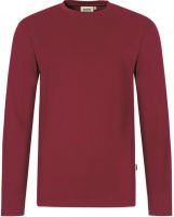 HAKRO-Longsleeve, Arbeits-Berufs-Longsleeve, Performance, weinrot