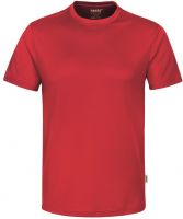 HAKRO-T-Shirt, Arbeits-Berufs-Shirt, CoolmaxÂ®, rot