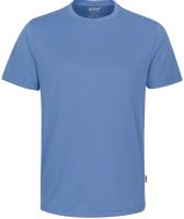HAKRO-T-Shirt, Arbeits-Berufs-Shirt, CoolmaxÂ®, malibu-blue