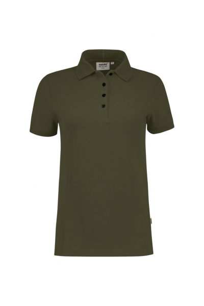 HAKRO Damen Poloshirt Bio-Baumwolle GOTS, 1/2 Arm, 200 g/m, olive