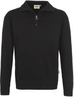 HAKRO-Zip-Sweatshirt Premium, Arbeits-Berufs-Shirt, schwarz