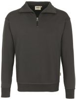 HAKRO-Zip-Sweatshirt Premium, Arbeits-Berufs-Shirt, anthrazit