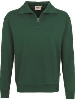 HAKRO-Zip-Sweatshirt Premium, Arbeits-Berufs-Shirt, tanne