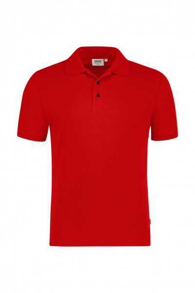 HAKRO Poloshirt Bio-Baumwolle GOTS, 1/2 Arm, 200 g/m, rot