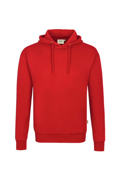 HAKRO Kapuzen-Sweatshirt Bio-Baumwolle GOTS, langarm, 290 g/m, rot