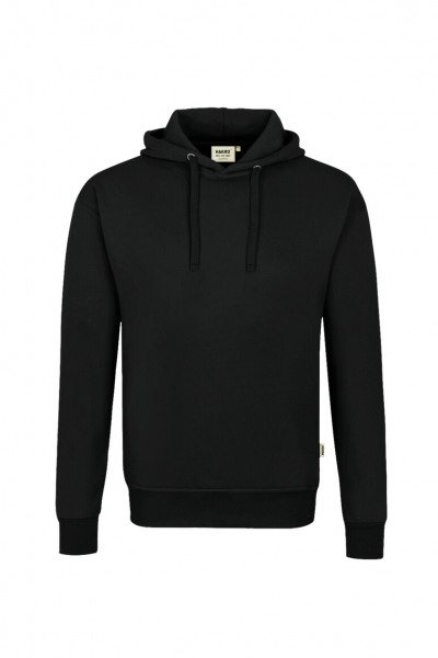 HAKRO Kapuzen-Sweatshirt Bio-Baumwolle GOTS, langarm, 290 g/m, schwarz