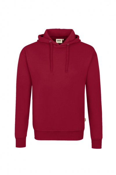 HAKRO Kapuzen-Sweatshirt Bio-Baumwolle GOTS, langarm, 290 g/m, weinrot