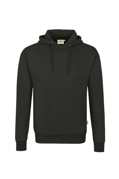 HAKRO Kapuzen-Sweatshirt Bio-Baumwolle GOTS, langarm, 290 g/m, karbongrau