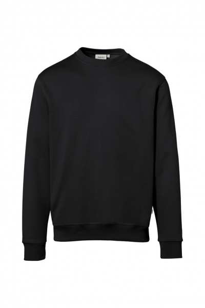 HAKRO Sweatshirt Bio-Baumwolle GOTS, langarm, 290 g/m, schwarz