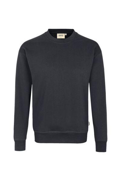 HAKRO Sweatshirt Bio-Baumwolle GOTS, langarm, 290 g/m, karbongrau