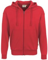 HAKRO-Kapuzen-Sweatjacke Premium, rot