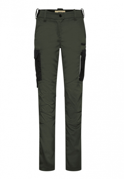 HAKRO-Damen-Worker-Performance-Hose X-Stretch Eco, 285 g/m, oliv