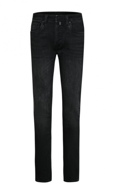 HAKRO-5-Pocket-Jeanshose X-Stretch ECO 350 g/m, Farbe: schwarz